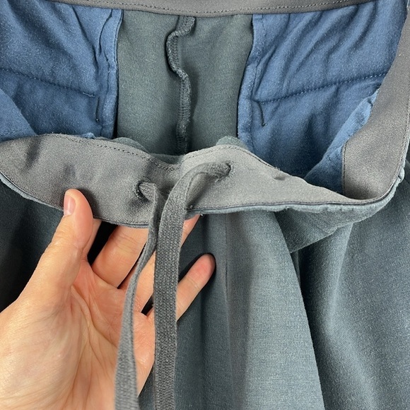 Everlane The Dream Pant Slate Grey Blue Pull On Womens Size XL Comfort Tailored - Picture 10 of 16